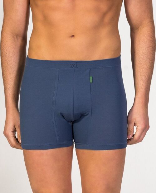 Fly front Boxer dark blue plus size