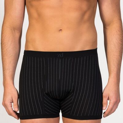Pinstriped fly front Boxer black