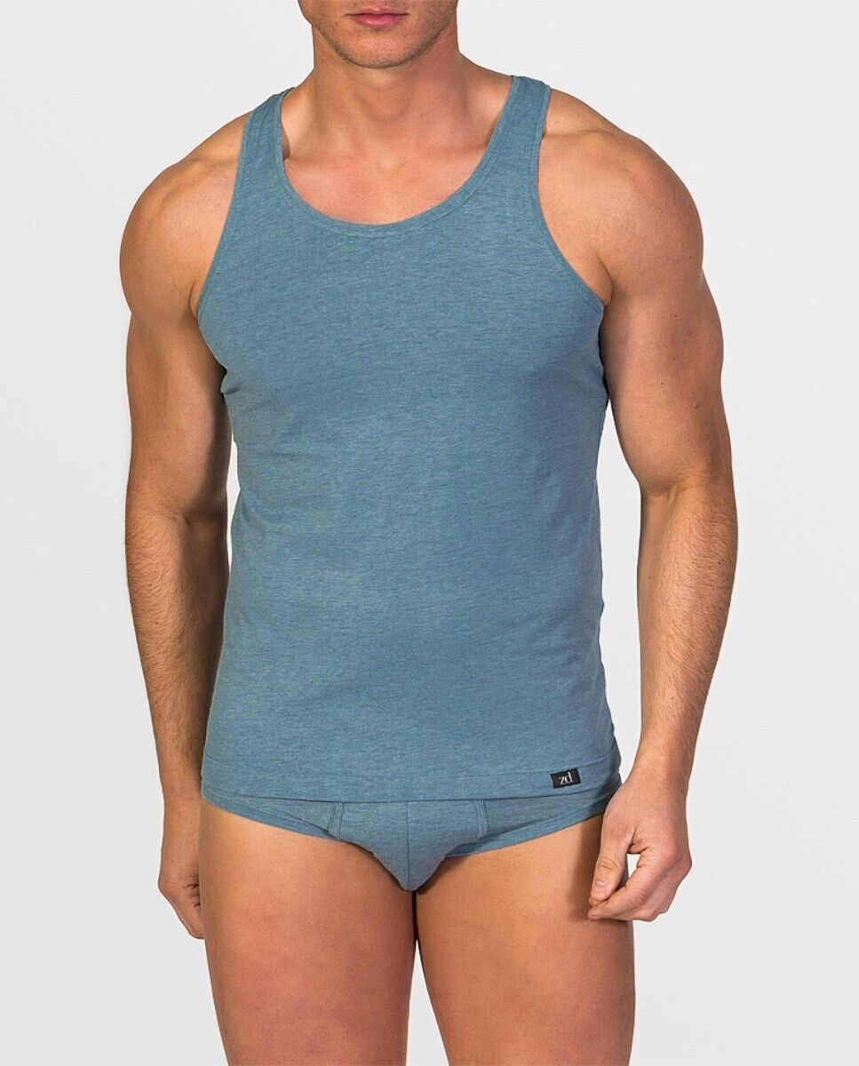 Canotta Soya denim blu