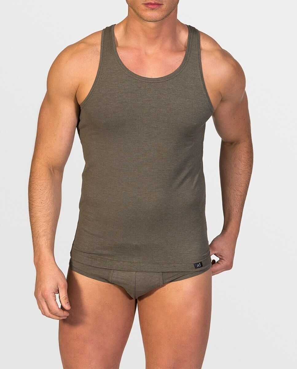 Canotta Soya verde scuro