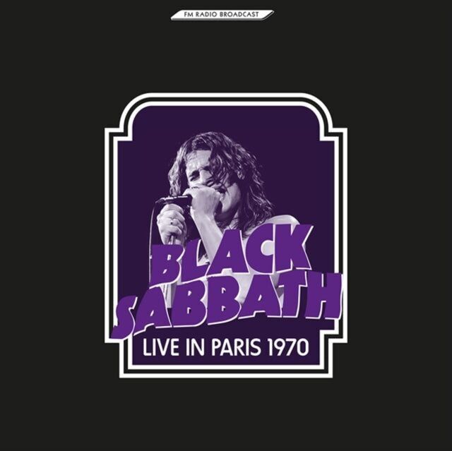 Black Sabbath LP - Live in Paris 1970
