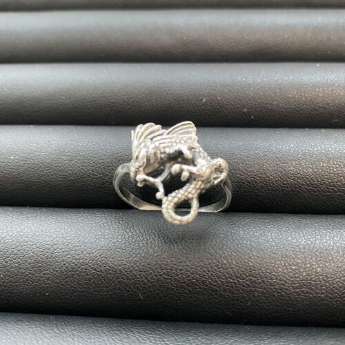 Silver-Plated Gothic Ring (#57)