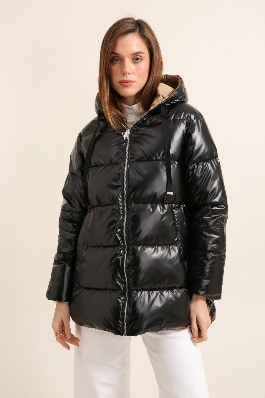 Meillon Long Down Jacket ★関税込★ Black Meillon Hooded Long Down Jacket - Long Jackets & Parka