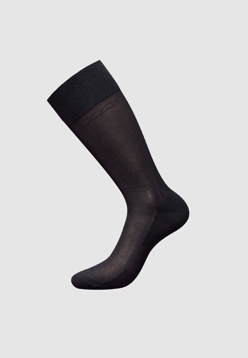 Mercerized cotton Socks graphite size simple