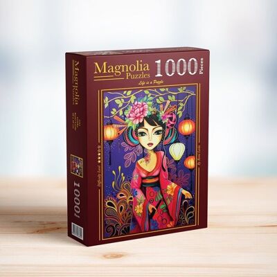Puzzle 1000 Pièces Magnolia - Geisha