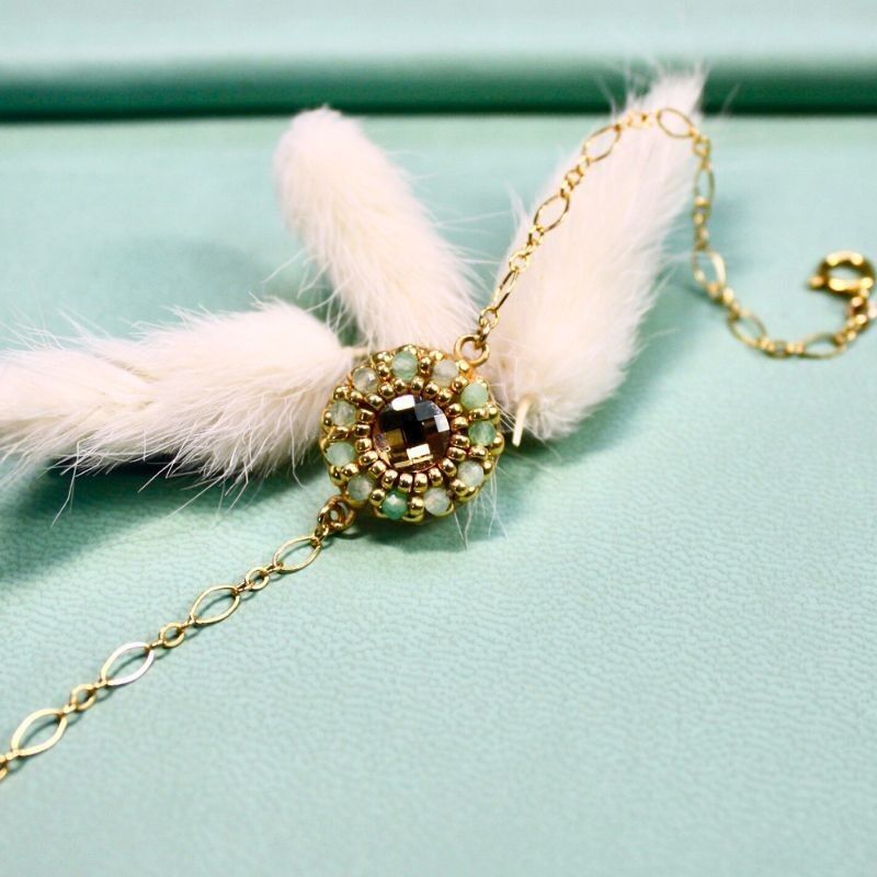 Rosa - Chrysopras-Armband