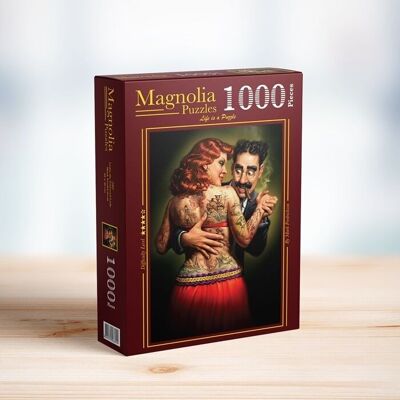 Magnolia 1000 Piece Puzzle - Lydia the Tattooed Lady