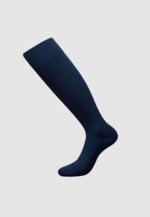 Soya knee Socks navy blue size simple
