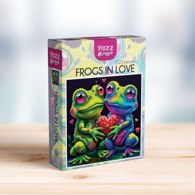 1023 Piece Puzzle Yazz - Frogs In Love