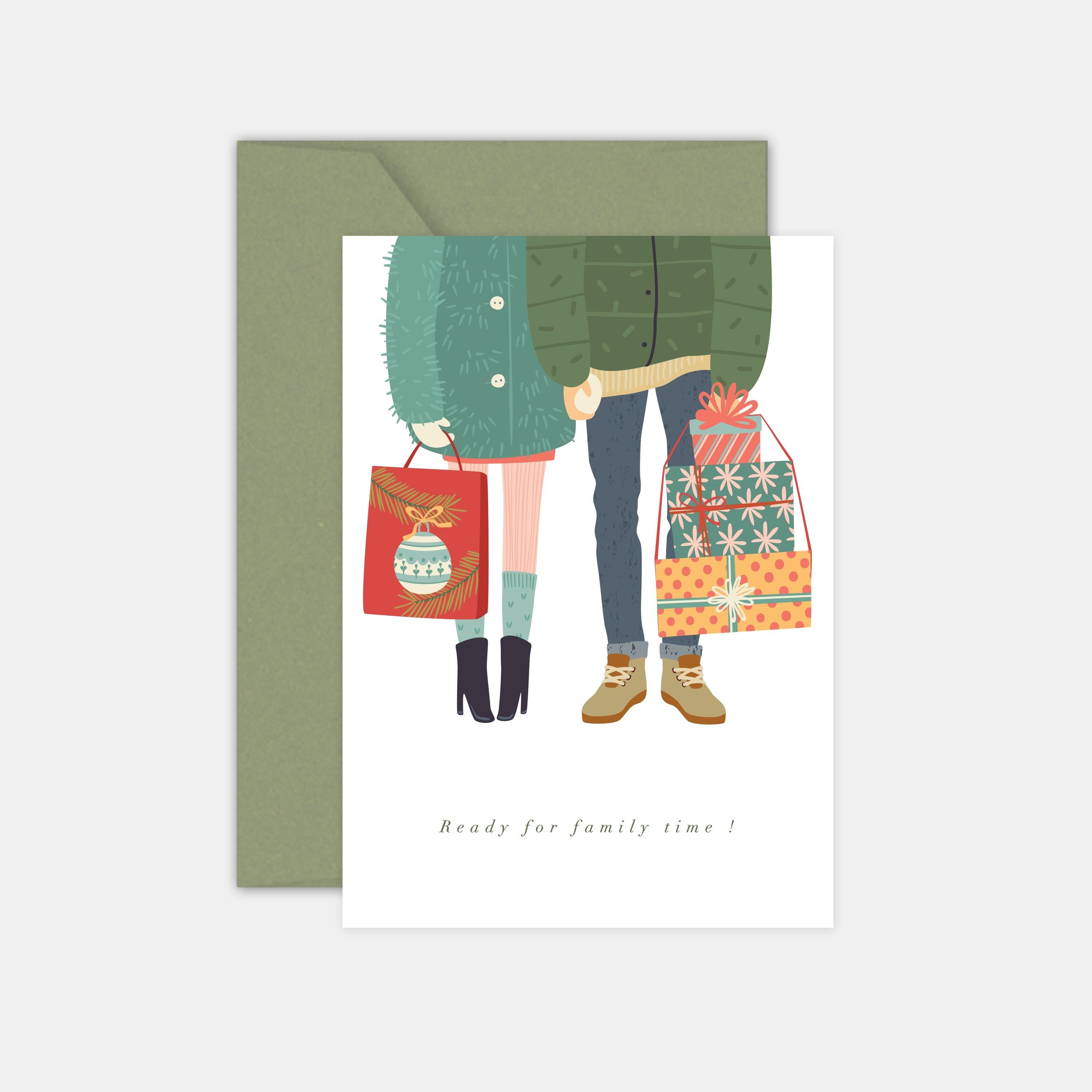 Zeitkarte für die Familie