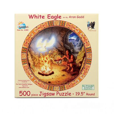Puzzle Sunsout da 500 pezzi - Aquila bianca