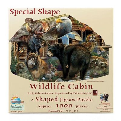 Puzzle 1000 Pièces Sunsout - Wildlife Cabin