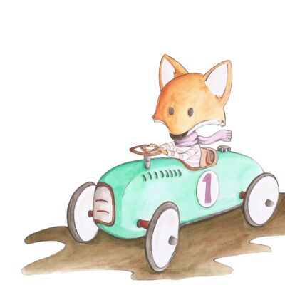 Vinile decorativo per bambini FOXY FOX
