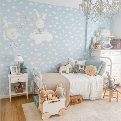 Vinyle décoratif pour enfants TWIN RABBIT