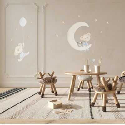 Vinyle décoratif pour enfants SUR LA LUNE