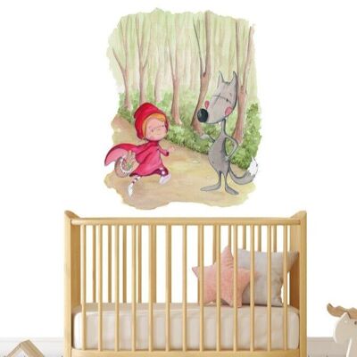 Vinyle décoratif pour enfants LE LOUP