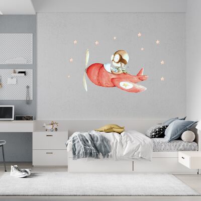 Vinile decorativo per bambini FAST PLANE