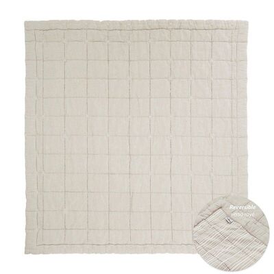 ANNA SABLE LAVE Tapis de repos bébé réversible 100 x 87 cm