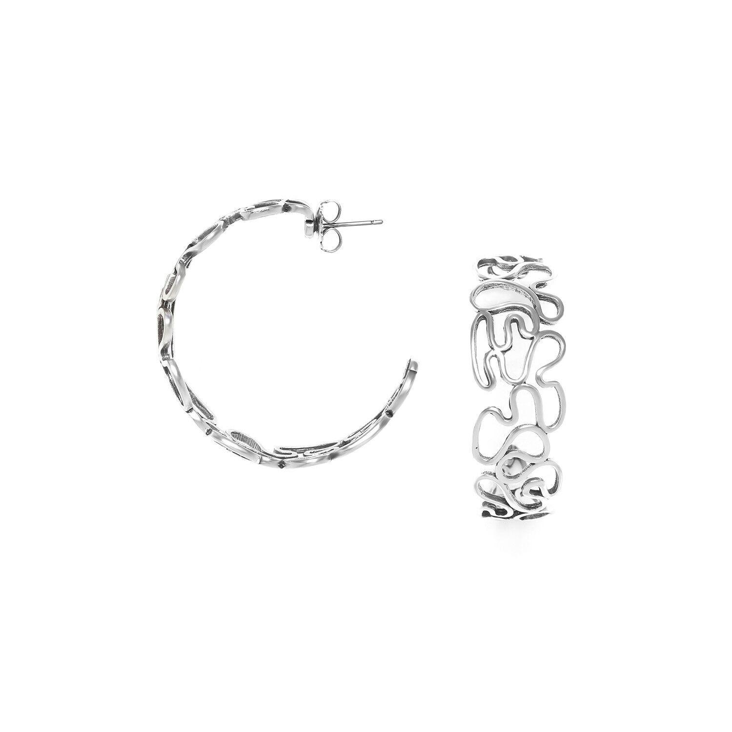 ORECCHINI TOSCANA orecchini a cerchio in argento