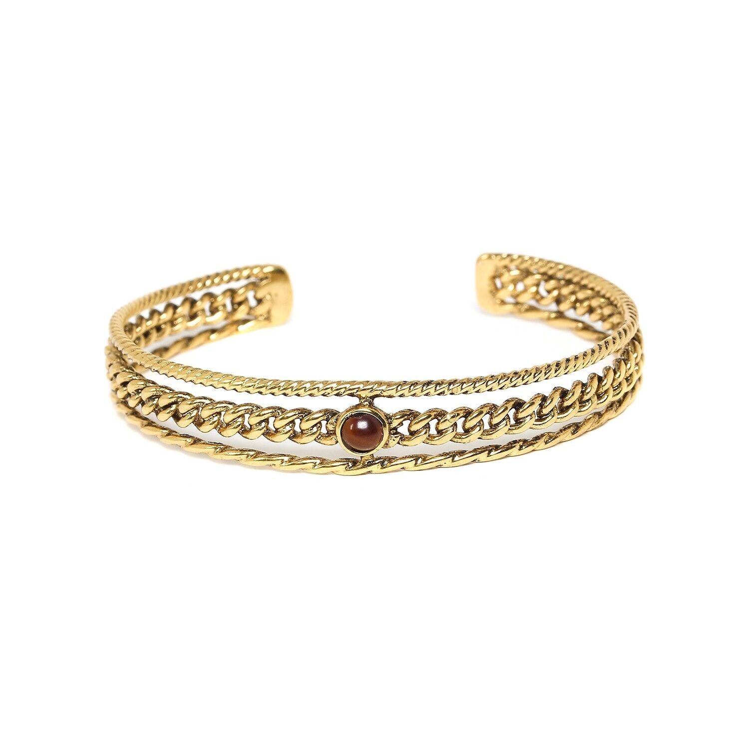 Bracciale OPHELIA in occhio di tigre