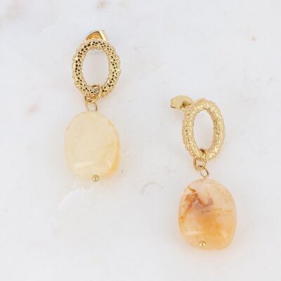 Nathaniel golden earrings