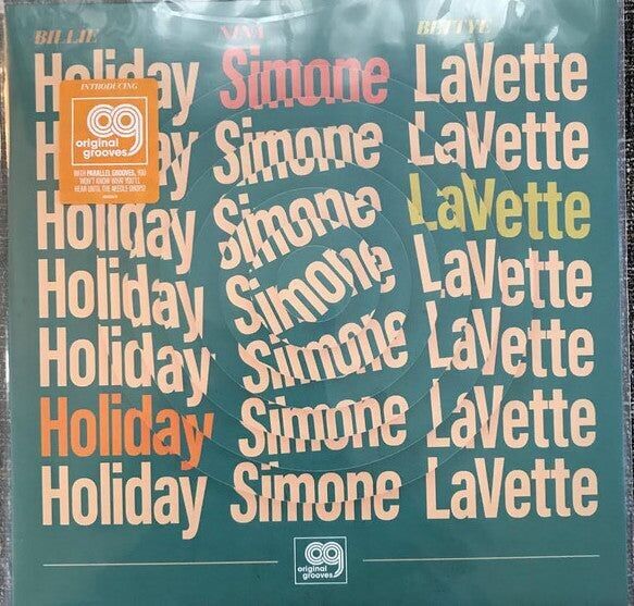 Bettye Lavette / Billie Holiday / Nina Simone LP-Vinylschallplatte – Original Grooves: Billie Holiday. Nina Simone. Bettye Lavette (Ep) (Schwarzer Freitag 20. 20. )