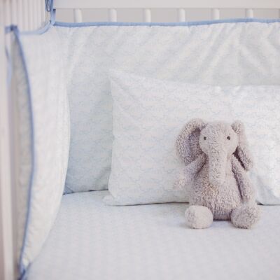 Blue Elephants Nursery Bundle