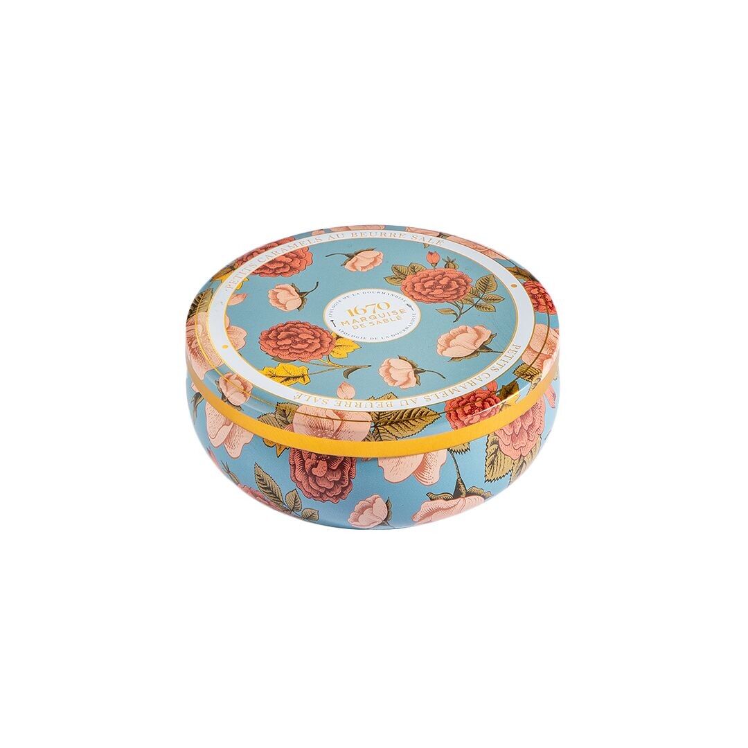Salted caramel candy - 140g metal candy tin - Mother's Day