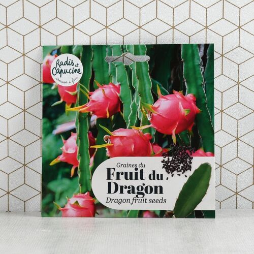 Sachet graines exotiques - Le fruit du Dragon Pitaya