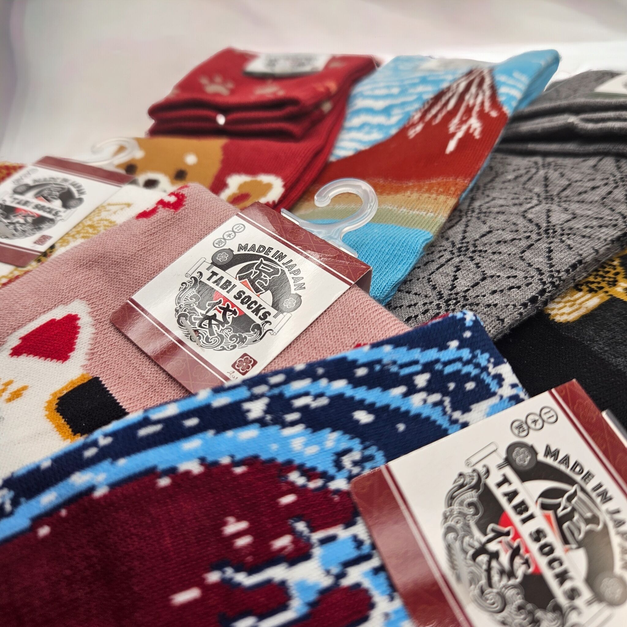 Set mit 120 Paar japanischen Tabi-Socken (60 Herren / 60 Damen)