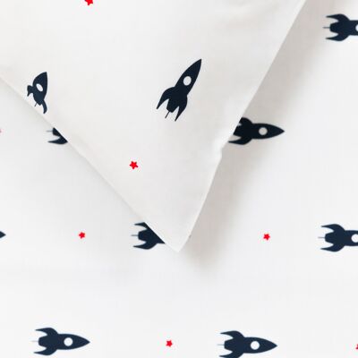 Mini Rockets Fitted Sheet - Double