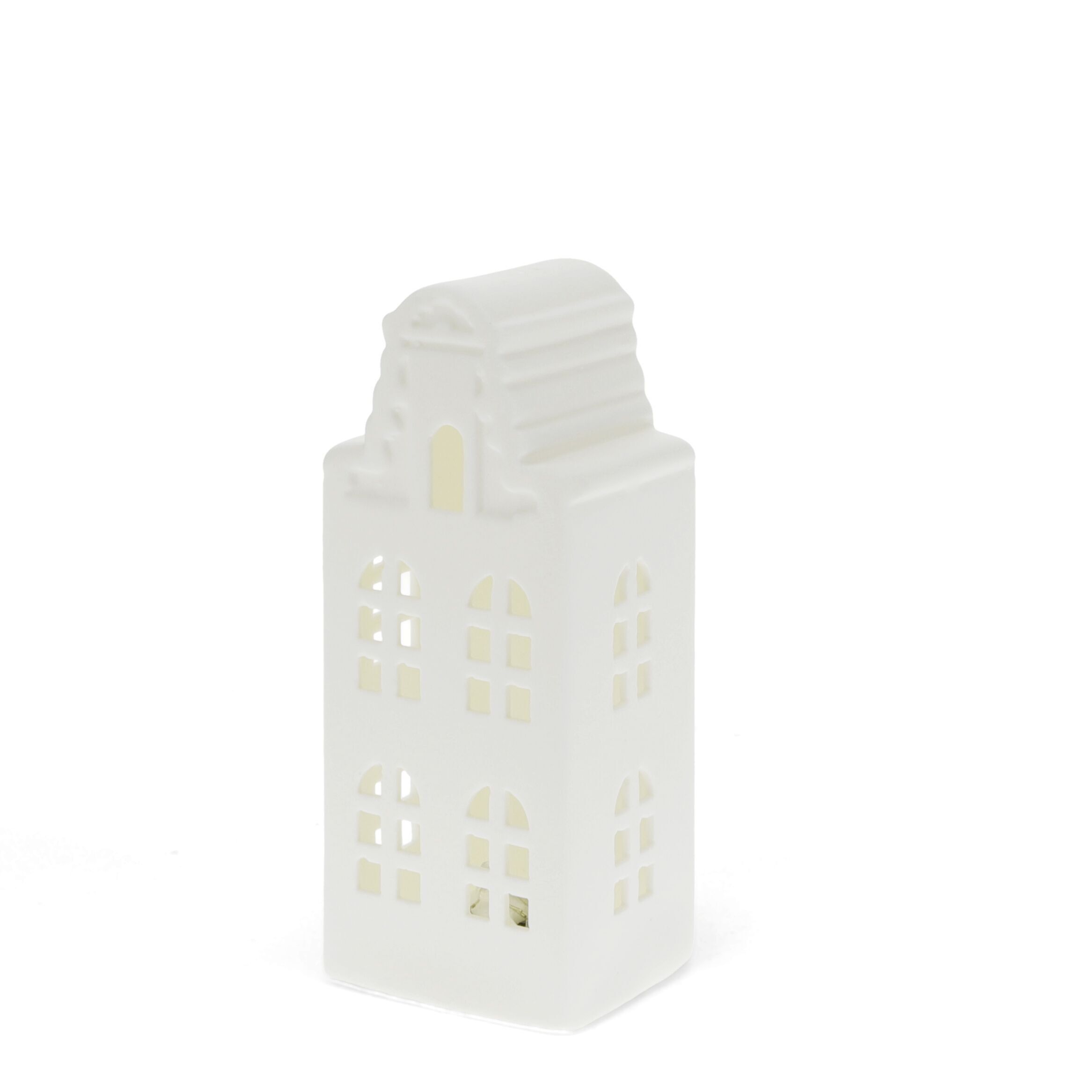 Matt ceramic LED light decoration - Medium house