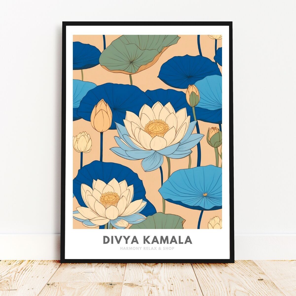 Affiche "Divya Kamala" – Collection Shanti Kamala