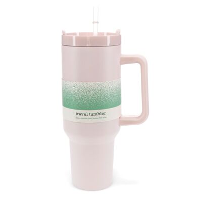 Gobelet de voyage avec poignée (1.2Ltr) - Rose clair