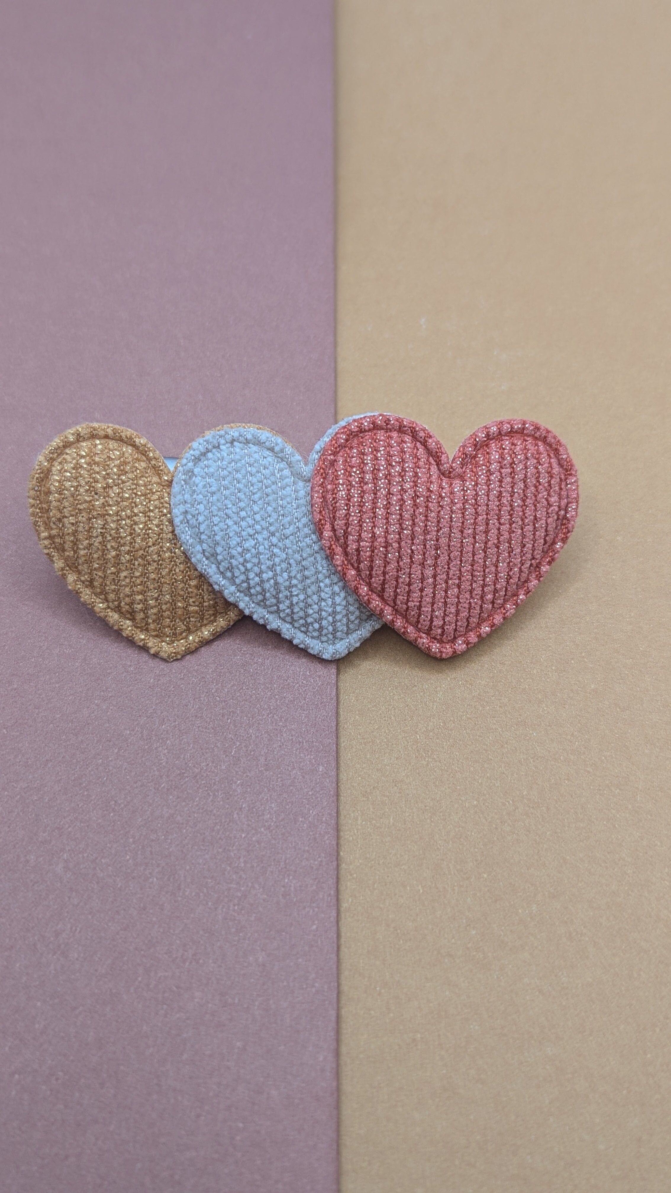 Molletta a cuore dai toni autunnali