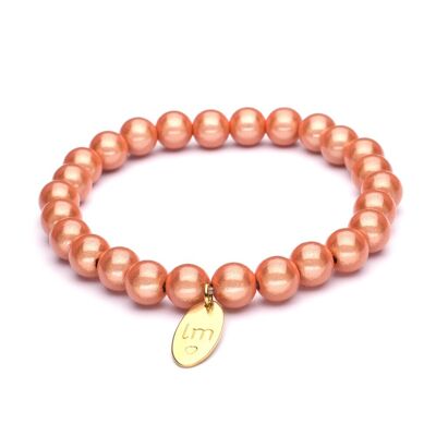 Pulsera LizzyMae Salmón 8mm