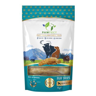 Lanières soufflées au fromage de l'Himalaya Pawfect (70 g/2,5 kg).47 oz)