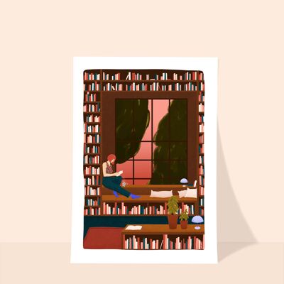 Affiche La Bibliothèque 21x29,7cm (A4)