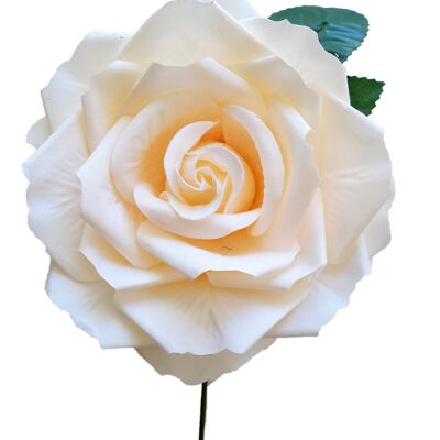 Grande Fleur Flamenco Cheveux Ø19cm Ivoire