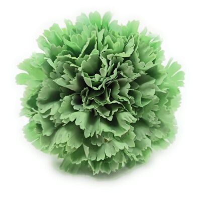 Clavel XL Flor Flamenca Grande Adorno Pelo Mujer · Menta Ø13cm