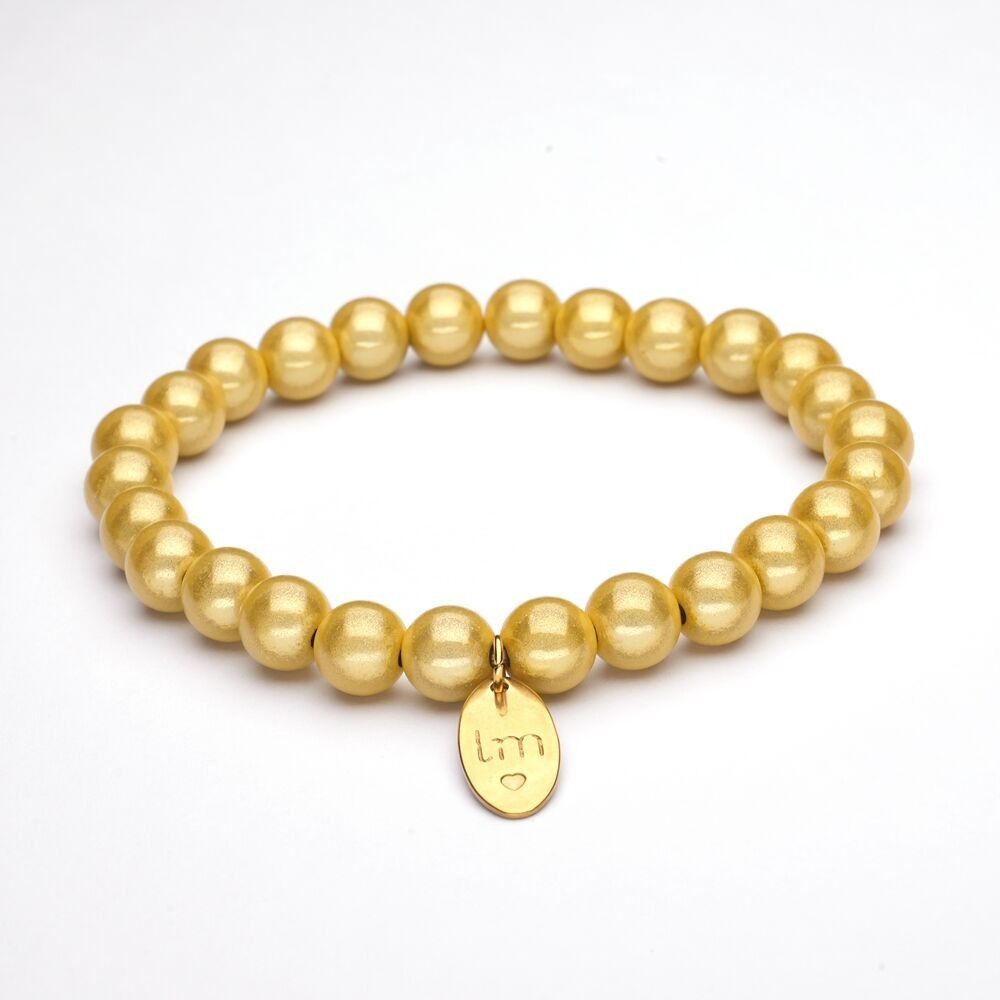 Bracciale LizzyMae Giallo 8mm