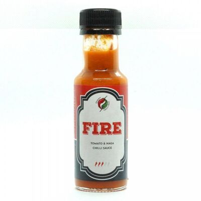 Fuoco | 100ml | Dorset Chilli Shop | Salsa piccante al pomodoro e peperoncino Naga