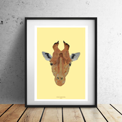 Affiche trophee girafe a3