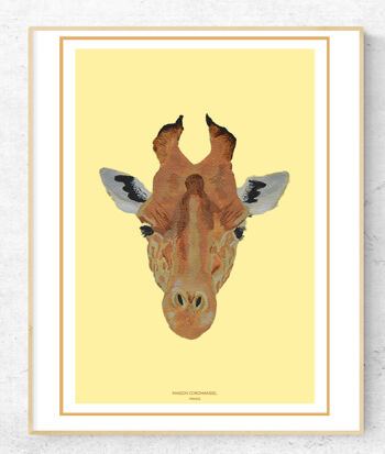 Affiche trophee girafe a3 3