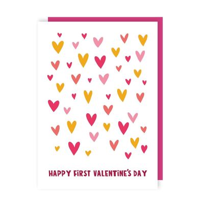 Cuori Buon Primo San Valentino Biglietto Confezione da 6