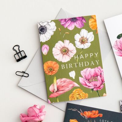 Floral Brights - Joyeux anniversaire