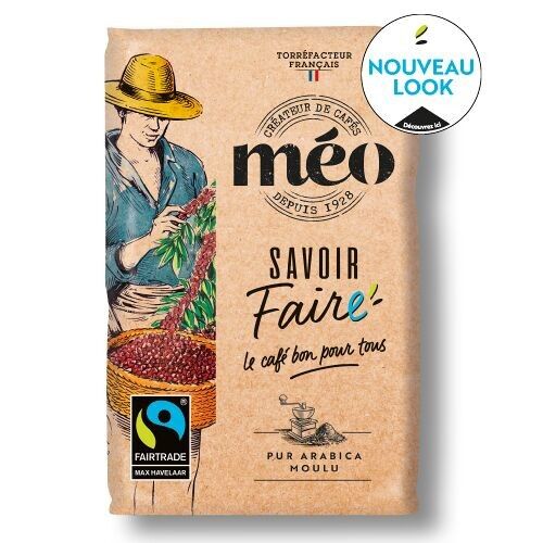 Gemahlener Kaffee 500 g – Méo Savoir Faire Equitable Max Havelaar
