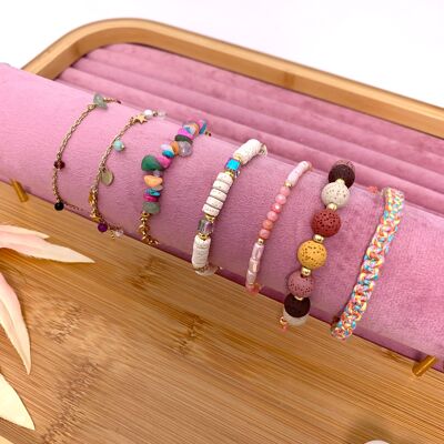 Set de 5 bracelets sans présentoir SET30