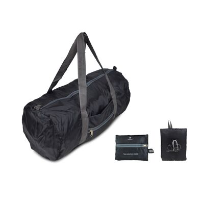 BOLSO DE VIAJE PLEGABLE NEGRO
