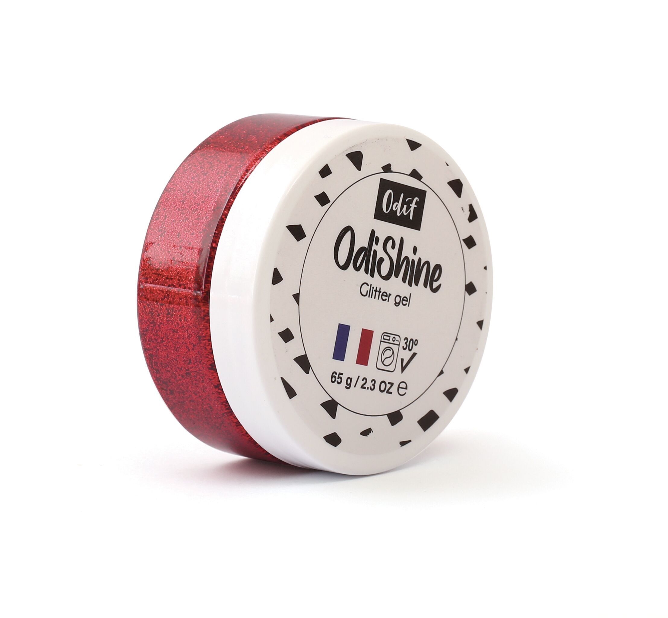 ODISHINE RUBY GLITTER GEL - VASO 70 Ml/65 gr